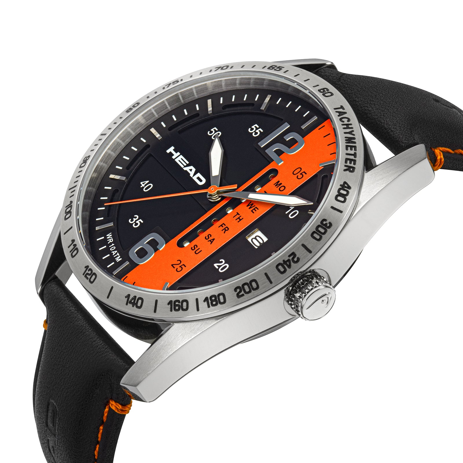 ATHENS 2 43,5mm Black/Orange