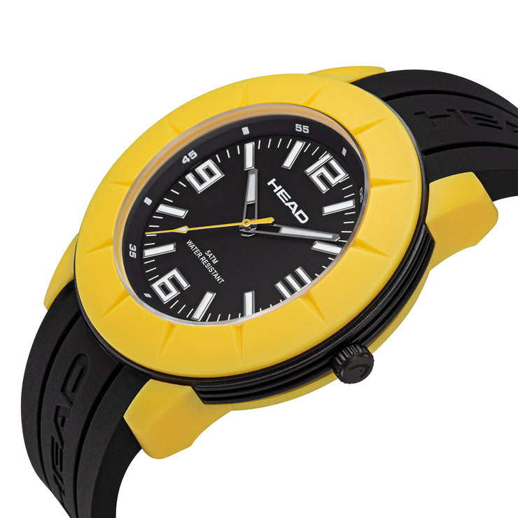 HEAD Watch ATLANTA Yellow/Black | Official HEAD Watches Store 