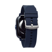 LOS ANGELES 37 x 10,2mm IP blue with blue silicon strap