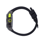 STOCKHOLM 42mm w. black silicon band