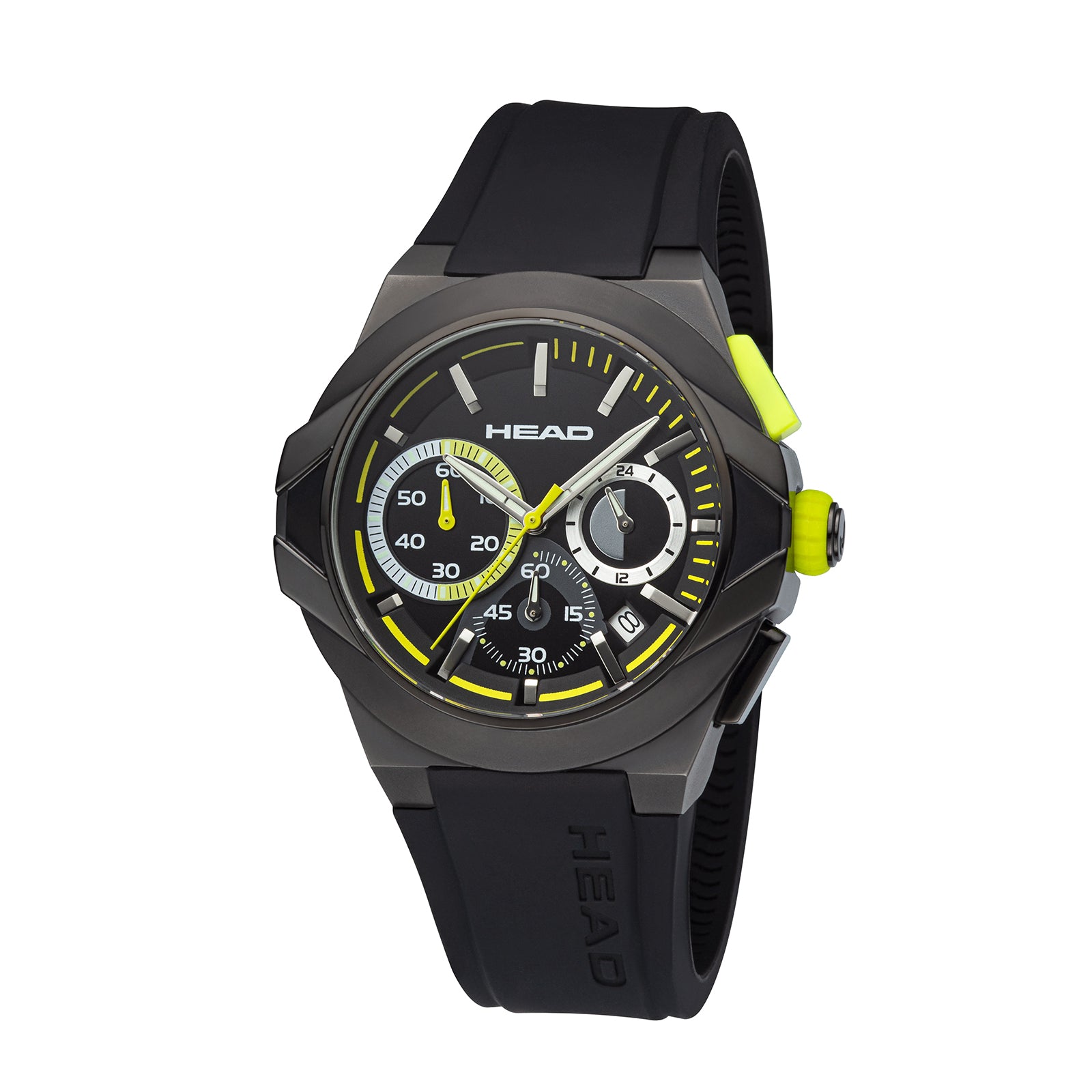 STOCKHOLM 42mm w. black silicon band