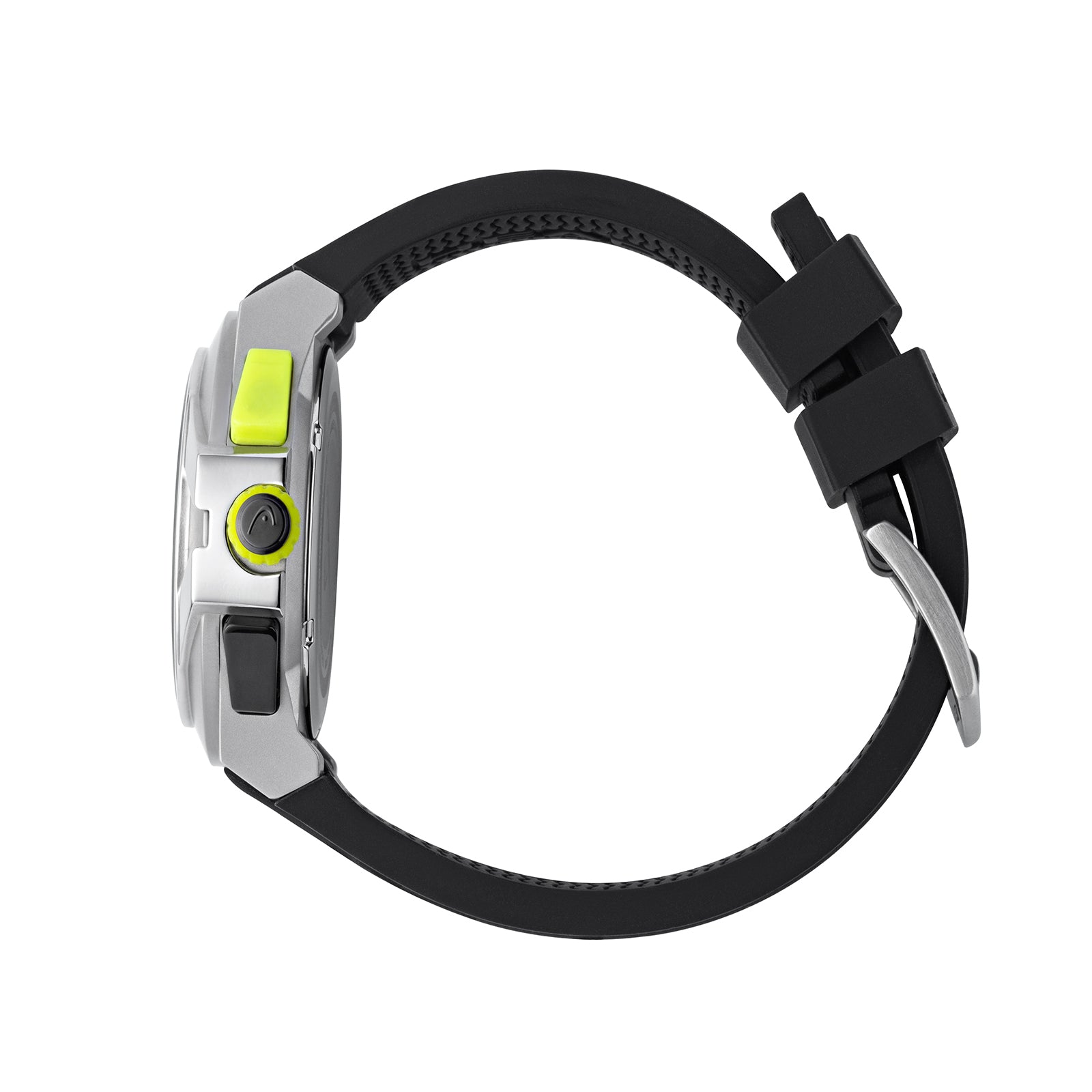 STOCKHOLM 42mm w. black silicon band