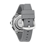 STOCKHOLM 42mm w. grey silicon band