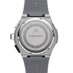 STOCKHOLM 42mm w. grey silicon band