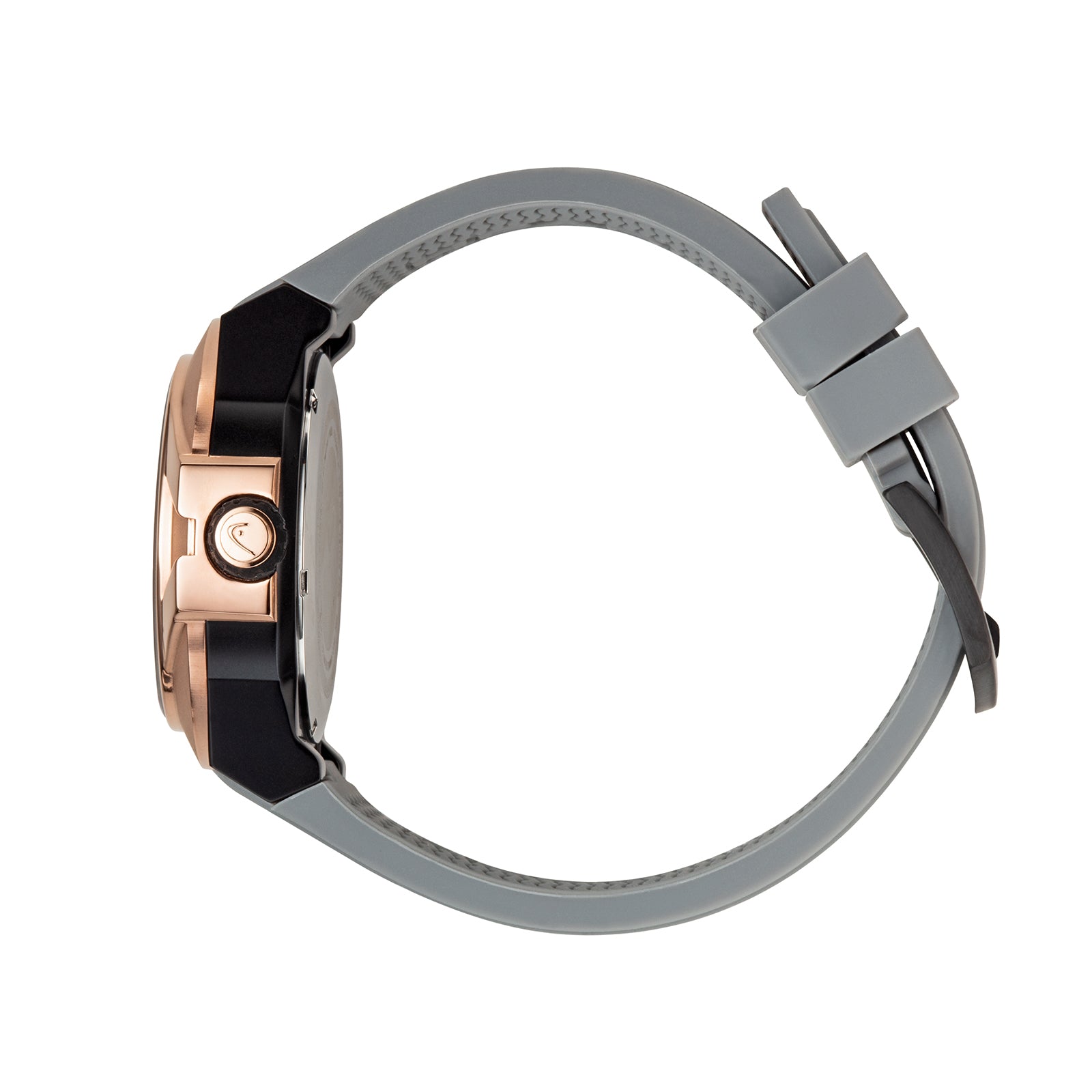 STOCKHOLM 42mm w. grey silicon band